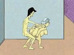 Сексуальная анальная бабуля и сквирт!